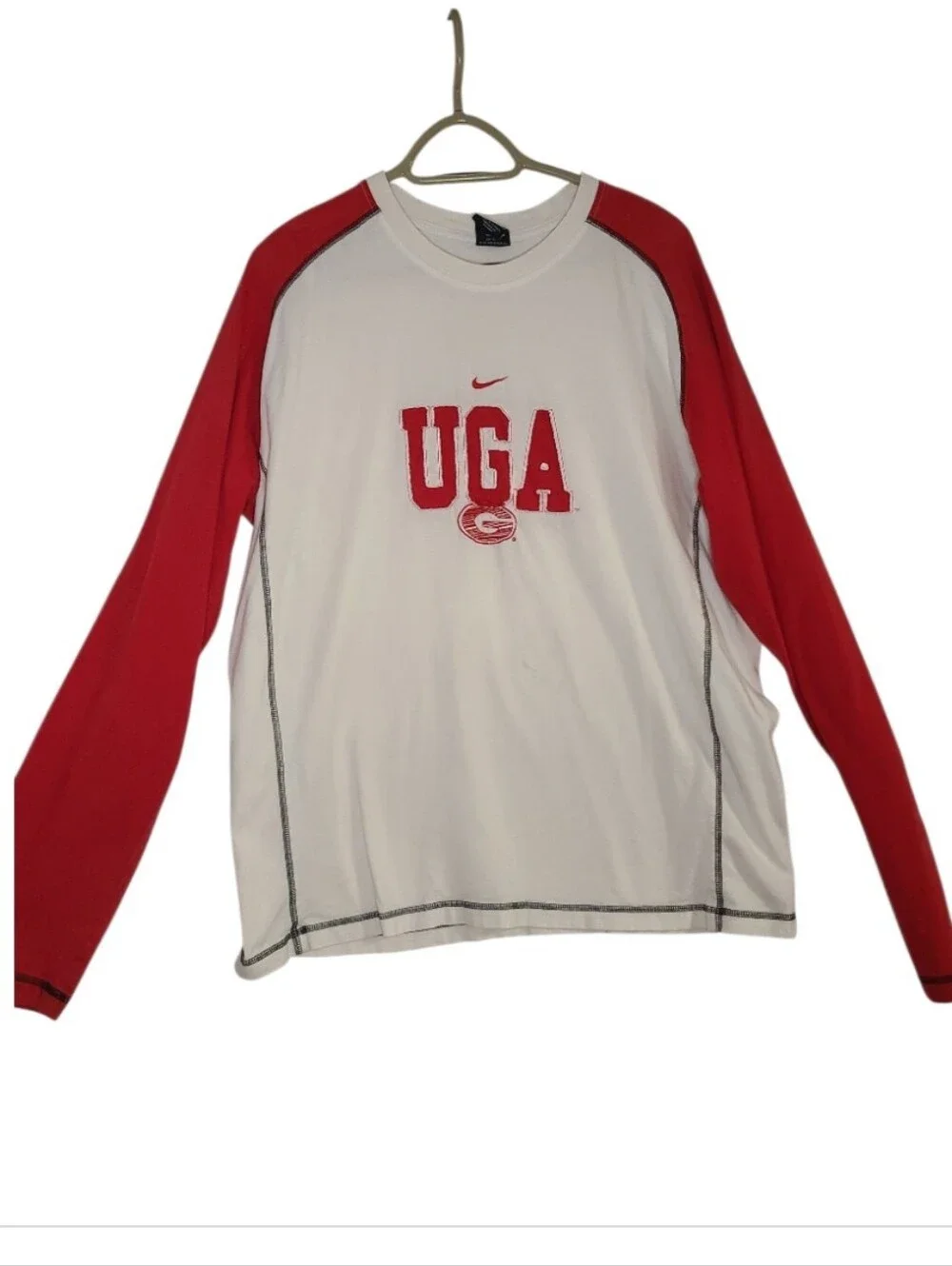 Nike Team Vintage Georgia Bulldogs UGA Long Sleeve Shirt XXL